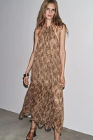 ZW COLLECTION PRINTED HALTER DRESS