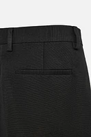 LIMITED EDITION LINEN COTTON PLEATED SHORTS
