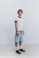 DENIM CARPENTER SHORTS