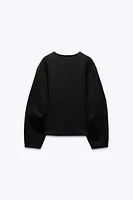 FITTED INTERLOCK SWEATSHIRT