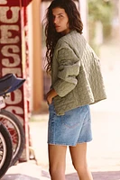 VESTE REMBOURRÉE AVEC LIN