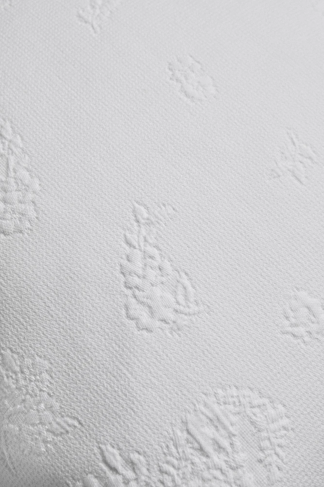 FLORAL JACQUARD THROW PILLOW COVER
