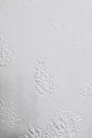 FLORAL JACQUARD THROW PILLOW COVER