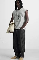 WASHED PRINT TANK TOP