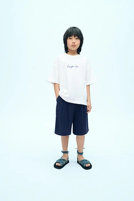 T-SHIRT UNI INSCRIPTION X FANGLU LIN