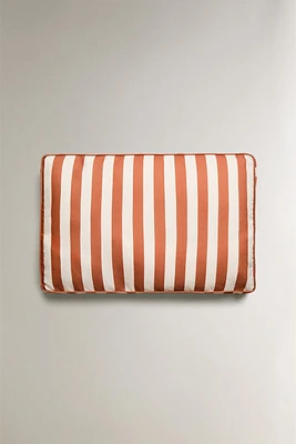 STRIPED OUTDOOR BENCH BACK CUSHION