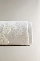 CHILDREN’S  PEANUTS™ SILHOUETTE VELOUR BATH TOWEL