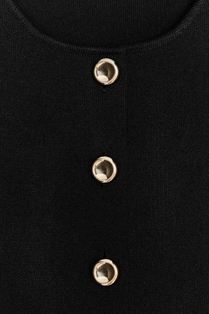 FITTED LONG KNIT JACKET