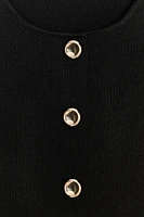 FITTED LONG KNIT JACKET