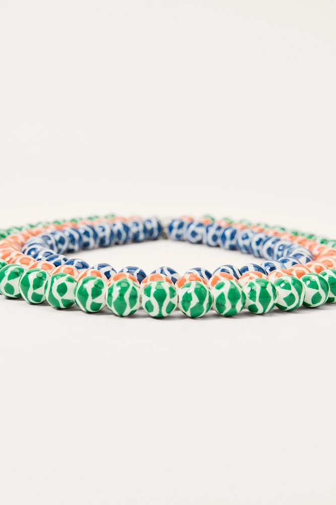 LOT DE 3 COLLIERS À BOULES ÉDITION LIMITÉE