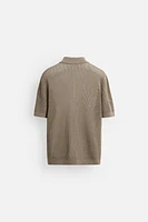 POLO EN MAILLE STRUCTURÉE