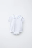 FISH EMBROIDERED BODYSUIT