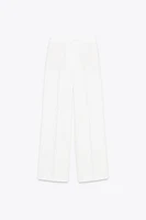 WIDE LEG ELASTIC WAIST PANTS