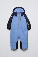 COMBINAISON À CAPUCHE DÉPERLANTE ET COUPE-VENT COLLECTION SKI