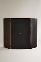 TRIPTYCH WOODEN MIRROR