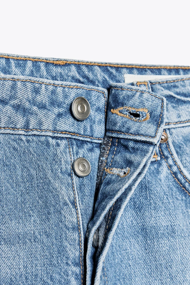 JEAN TRF DROIT À TAILLE MI-HAUTE