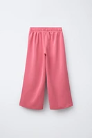 PANTALON À JAMBES LARGES SPORT