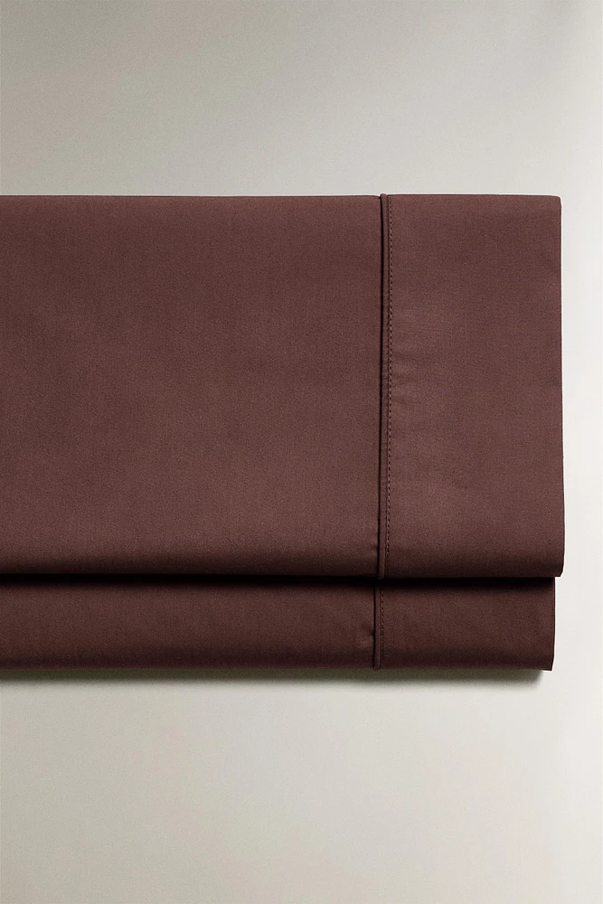 PERCALE COTTON FLAT SHEET (300 THREAD COUNT)