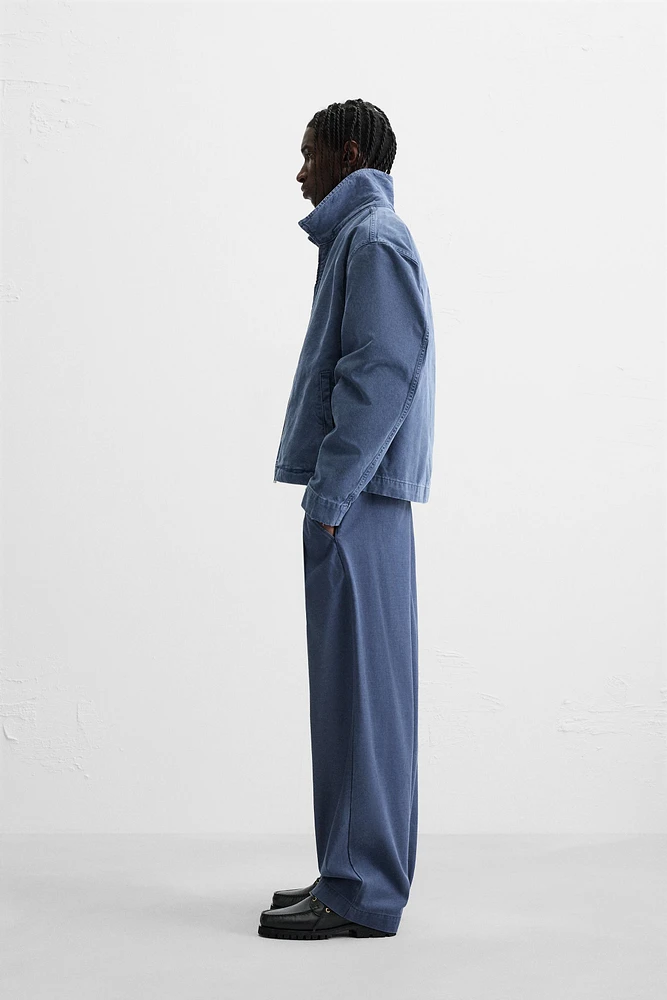 VESTE EN CANVAS DÉLAVÉE