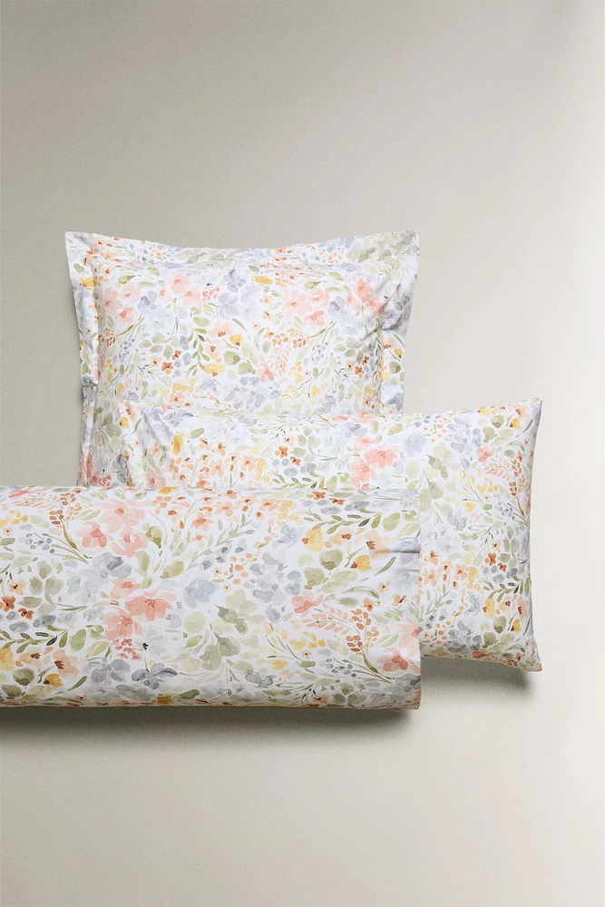 FLORAL PRINT PILLOWCASE