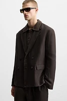 SUIT JACKET 100% LINEN