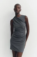 SHORT DRESS WITH RUCHING