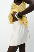 PLEATED MINI SKORT