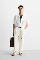 CHEMISE RELAXED FIT ENTRE-DEUX
