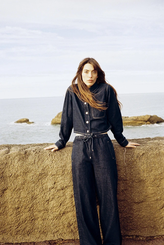 Z1975 MID-RISE WIDE LEG JOGGER JEANS