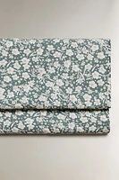 CHILDREN’S TROPICAL FLORAL FLAT SHEET