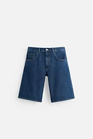 BERMUDA EN DENIM BAGGY FIT