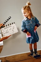 HEART DENIM DRESS