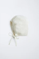 100% CASHMERE BONNET
