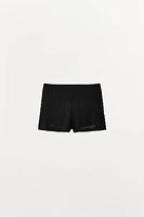 SHORT PLISSÉ