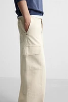 PANTALON CARGO COUPE LARGE