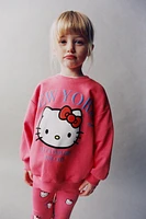 HELLO KITTY © SANRIO RIBBED SWEATSHIRT AND LEGGINGS SET