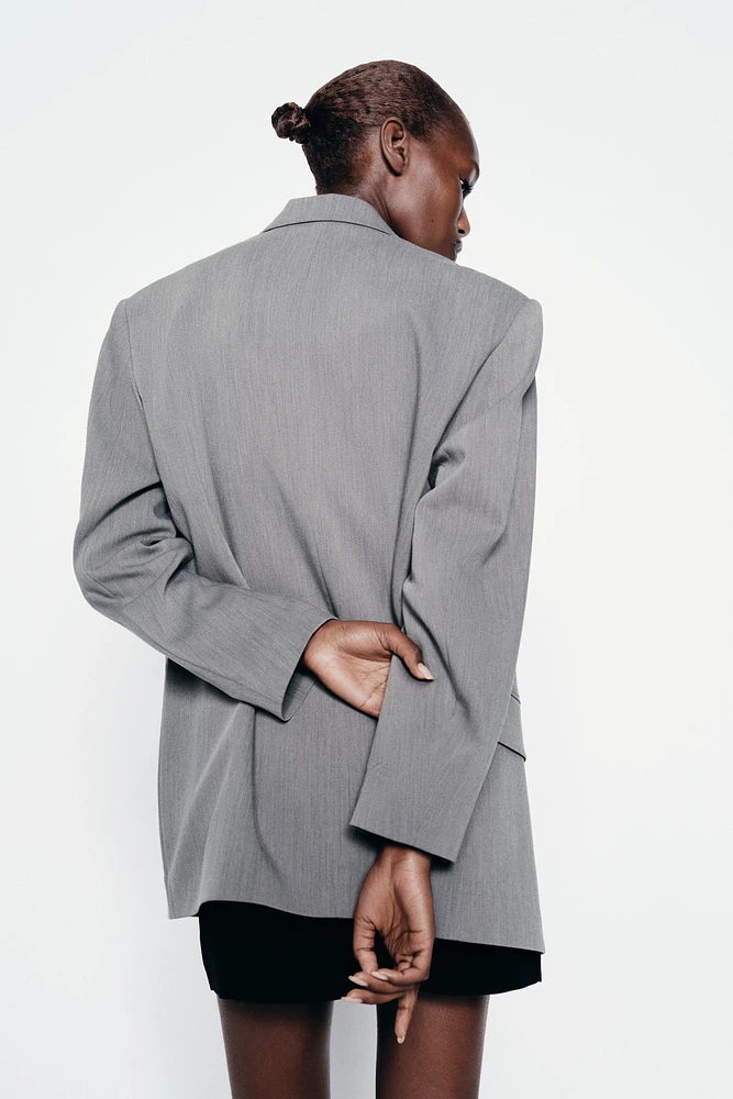 OVERSIZED DOUBLE BREASTED BLAZER