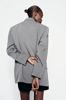 OVERSIZED DOUBLE BREASTED BLAZER