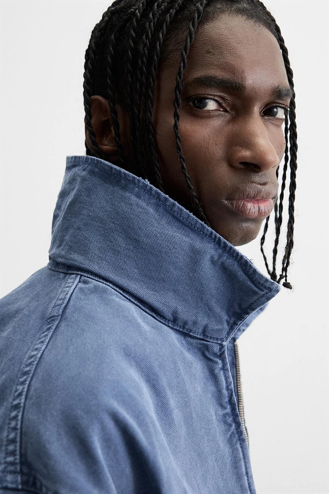 VESTE EN CANVAS DÉLAVÉE
