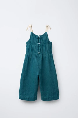 100% LINEN OVERALLS