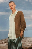 CHEMISE COLOR BLOCK RAYURES LIMITED EDITION