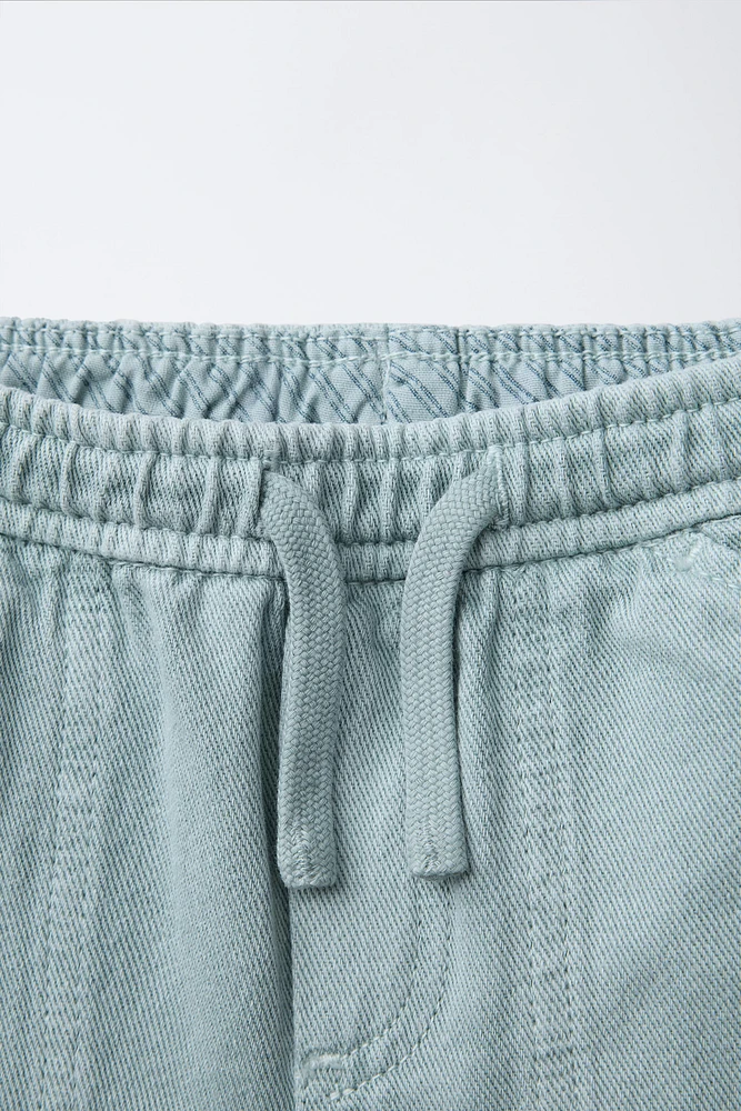 COMFY TWILL COTTON LINEN SHORTS