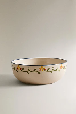 FLORAL SALAD BOWL