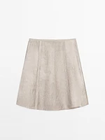 Maltinto skirt with seam details