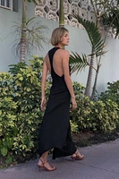 FLOWY TEXTURED DRESS