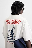 T-SHIRT À IMPRIMÉ NAUTIQUE