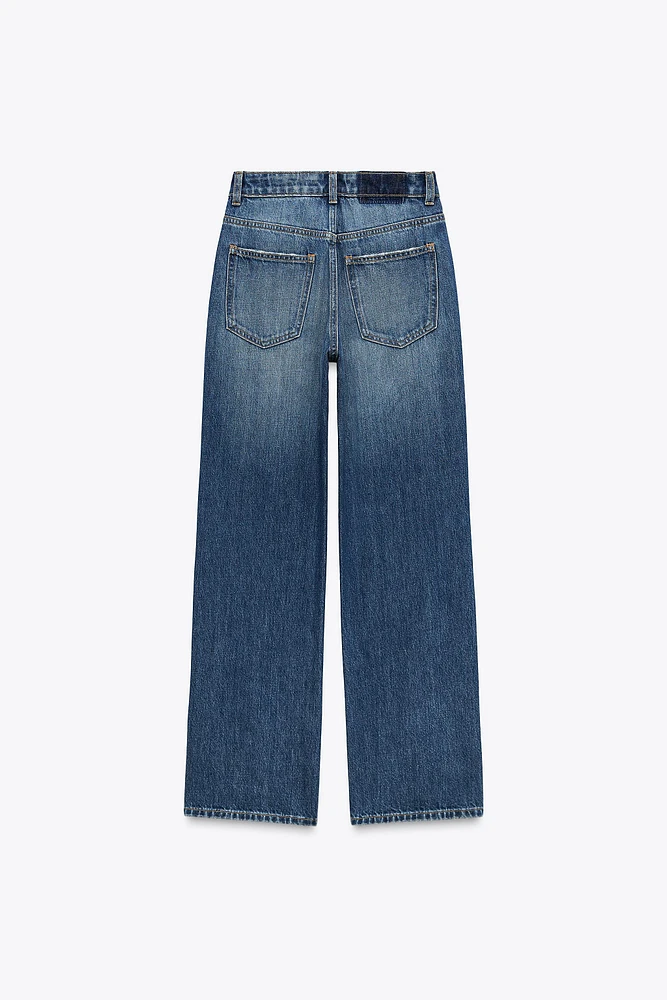 Z1975 STRAIGHT HIGH WAIST LONG LENGTH JEANS