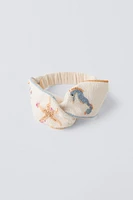 EMBROIDERED HEADBAND