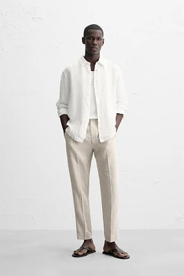 PANTALON 100 % LIN