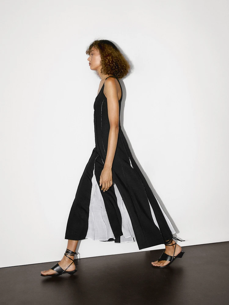 Robe longue fluide lin